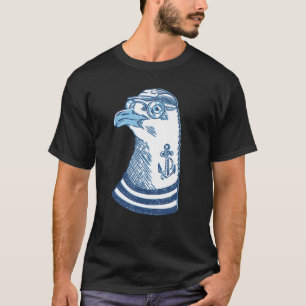 Camiseta Seagull Sailor Kids Women Birdwatcher Beach Gulls