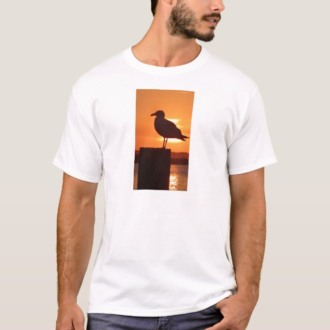Camiseta Seagull Sunset (Frente)
