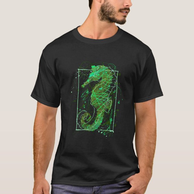 Camiseta Seahorse Beach Aquarium (Frente)