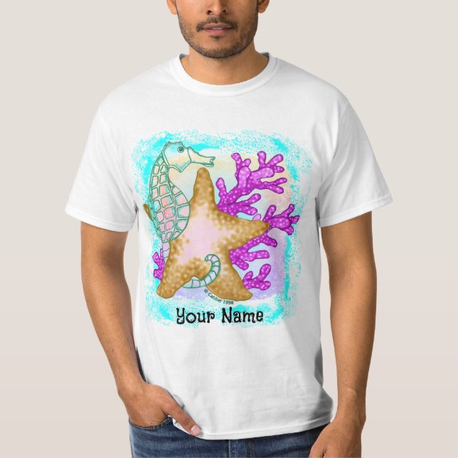 Camiseta Seahorse starfish Friends t-shirt (Frente)