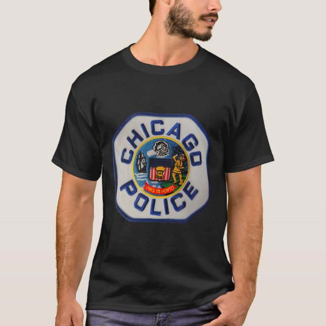 Camiseta Seal do Departamento de Polícia de Chicago (Frente)