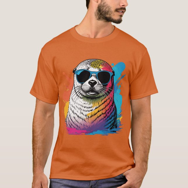 Camiseta Seal friends family (Frente)