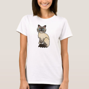 Camiseta Seal Point Tabby Birman / Ragdoll Cat