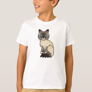 Camiseta Seal Point Tabby Birman / Ragdoll Cat