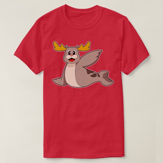 Camiseta Seal Reindeer (Frente do Design)