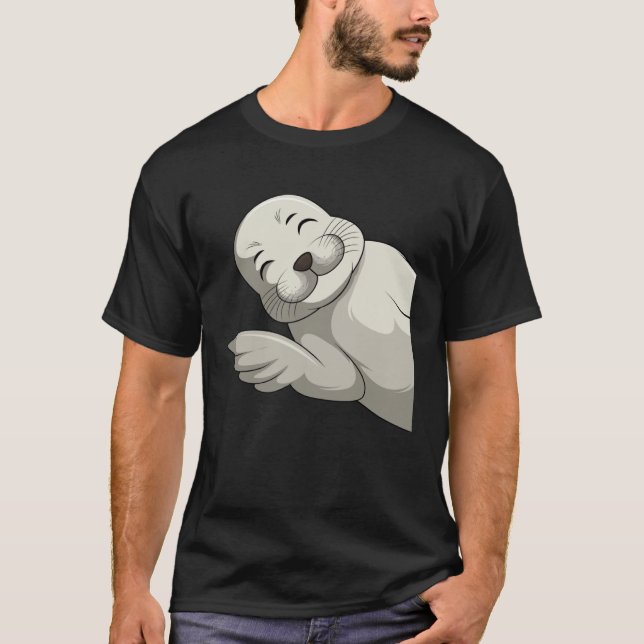 Camiseta Seal Sea Lion Seals Kids Girls Boys Women (Frente)