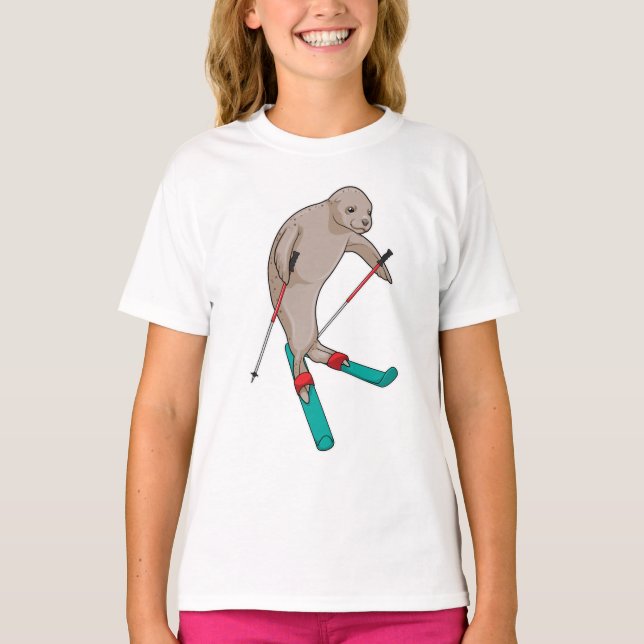 Camiseta Seal Skier Ski (Frente)