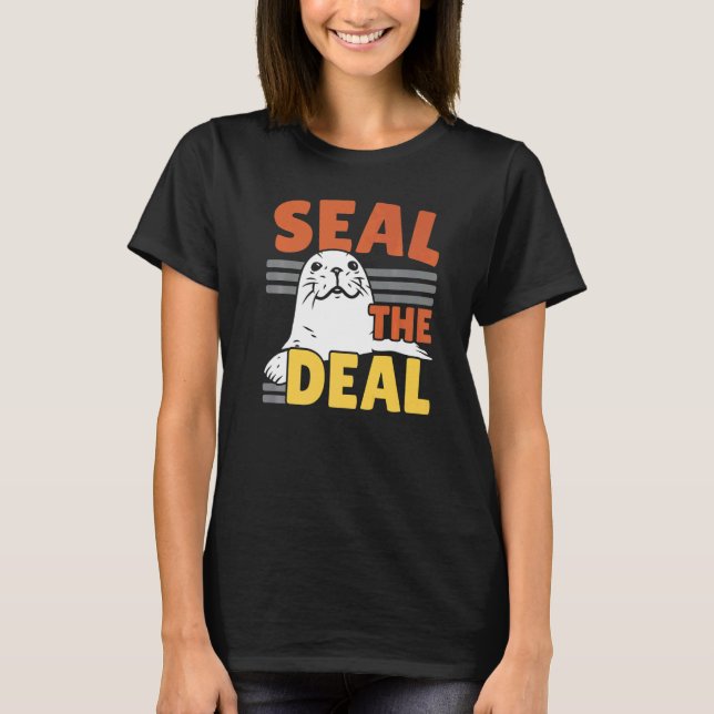 Camiseta Seal The Deal Underwater Animal Marine Biology Sea (Frente)