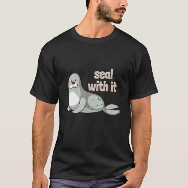 Camiseta Seal With It Ocean Sea Lion (Frente)