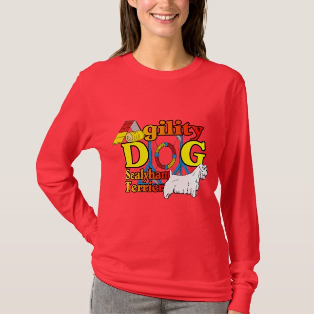 Camiseta Sealyham_Terrier_Agilidade (Frente)