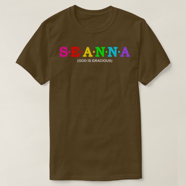 Camiseta Seanna Deus é gracioso (Frente do Design)