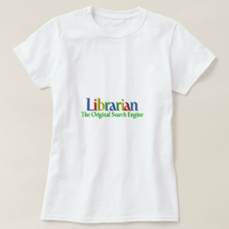 Camiseta Search Engine do original do bibliotecário