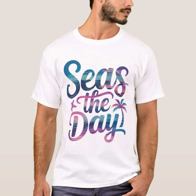 Camiseta Seas O Dia, Férias De Verão (Frente)