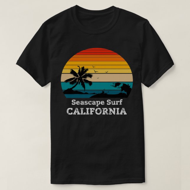 Camiseta Seascape Surf CALIFORNIA (Frente do Design)