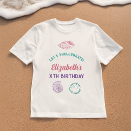 Camiseta Seashell Girls Birthday