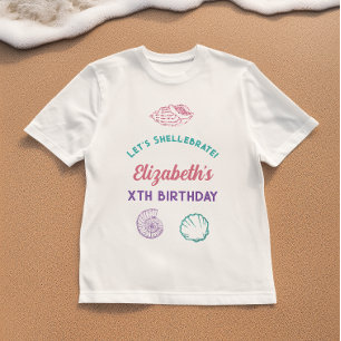 Camiseta Seashell Girls Birthday