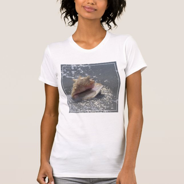 Camiseta Seashell na ilha da praia | Sanibel, Florida (Frente)