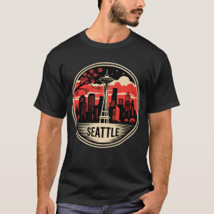 Camiseta Seattle City Washington EUA