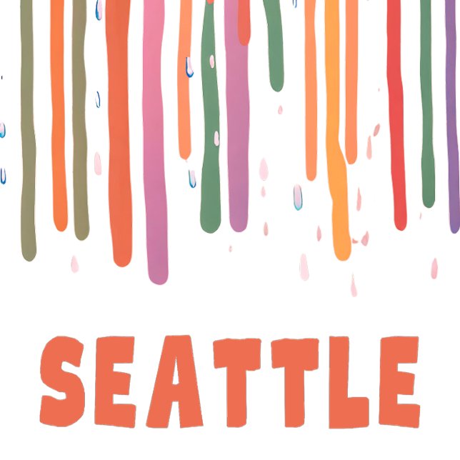 Camiseta Seattle Drizzle (Criador carregado)