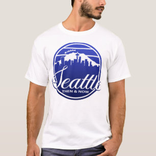 Camiseta Seattle Então & Agora