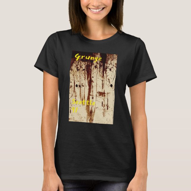 Camiseta Seattle Grunge Music 1991 (Frente)