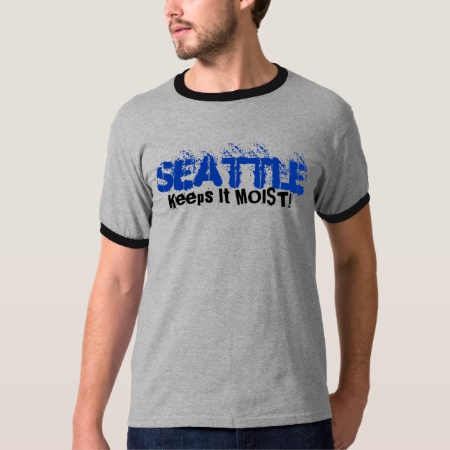 Camiseta Seattle mantem-no húmido (Frente)