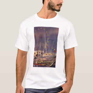Camiseta Seattle, poster da feira de mundo Washington1962