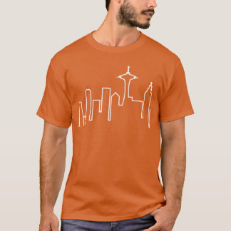 Camiseta Seattle Skyline Frasier engraçado
