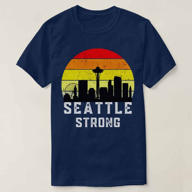 Camiseta Seattle Strong (Frente do Design)