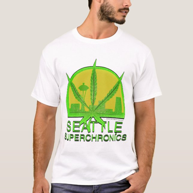 Camiseta Seattle Superchronics (Frente)