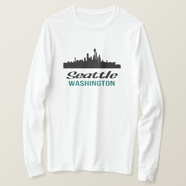 Camiseta Seattle Washington (Frente do Design)