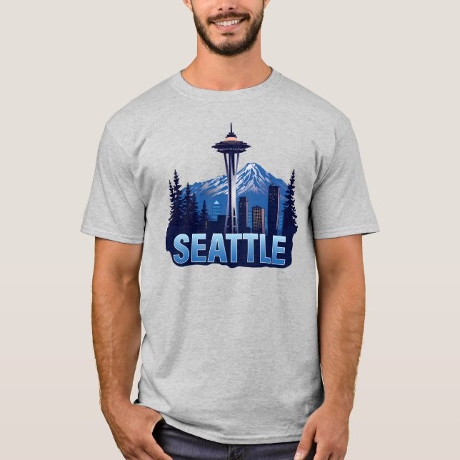 Camiseta Seattle Washington United States of America (Frente)