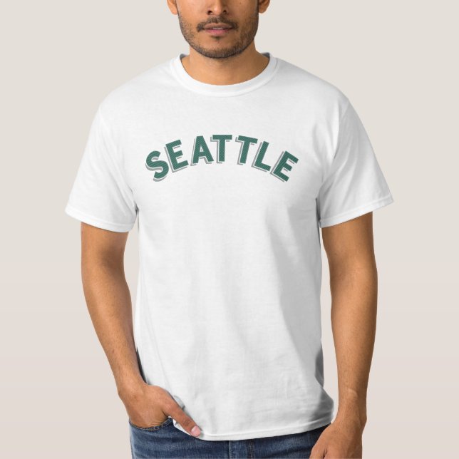 Camiseta Seattle, Washington Vintage Arch (Frente)