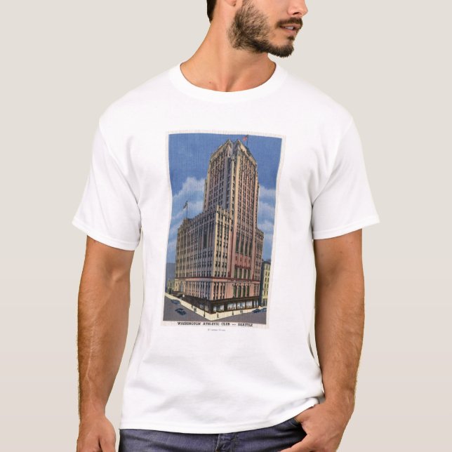 Camiseta Seattle, Washington - vista de Washington (Frente)
