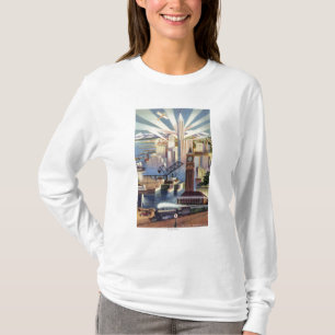 Camiseta Seattle, Washington - vista do centro