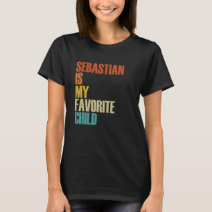 Camiseta Sebastian É Meu Filho Favorito Sebastian