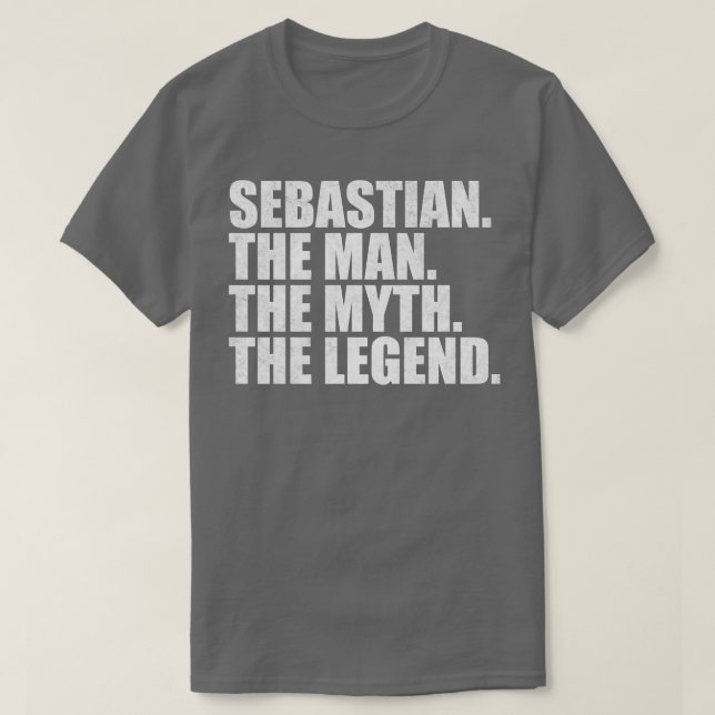 Camiseta Sebastian Nome Sebastian Sebastian Nome dado (Frente do Design)