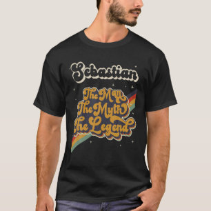 Camiseta Sebastian O Homem O Mito O Nome Da Legenda R