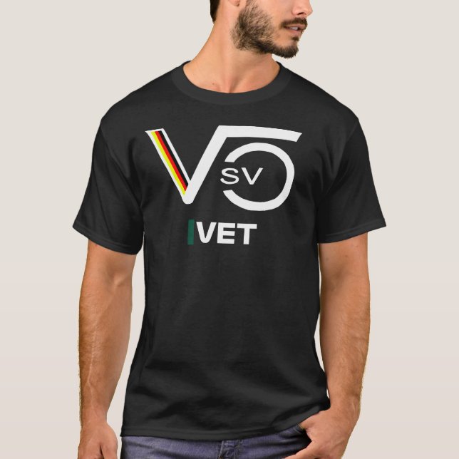 Camiseta Sebastian Vettel SV5 Camisa-T essencial (Frente)
