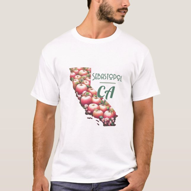 Camiseta Sebastopol California Gravenstein Apple Fair (Frente)