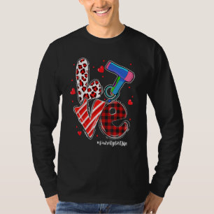 Camiseta Secador de Cabelo Coração Estilista de Cabelo Vida