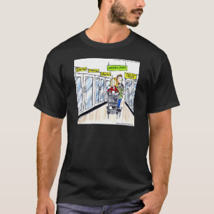 Camiseta Seção de Comida Congelada da Morsa Engraçado