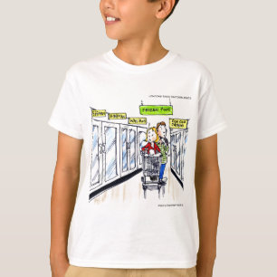 Camiseta Seção de Comida Congelada da Morsa Engraçado