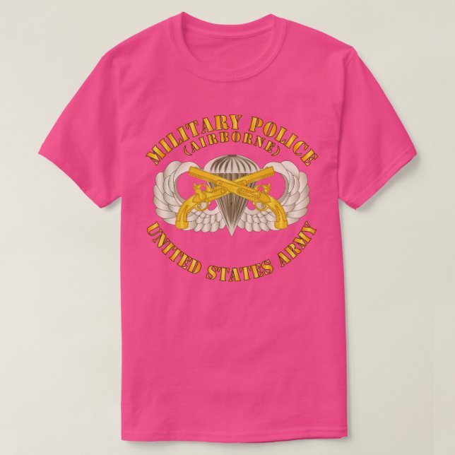 Camiseta Seção de Polícia Militar com Crachá básico (Frente do Design)