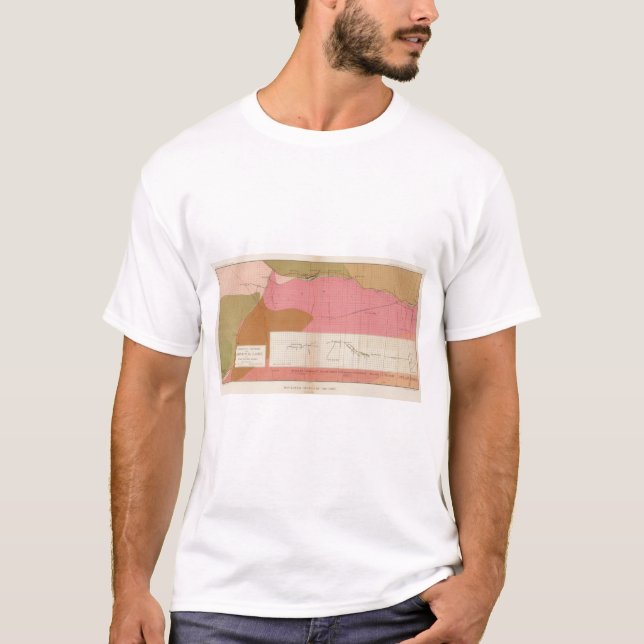 Camiseta Seção horizontal do filão de Comstock sul (Frente)