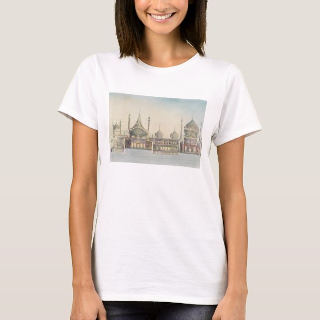 Camiseta Seção longitudinal (L a R) Orgão, Sala de Música,  (Frente)