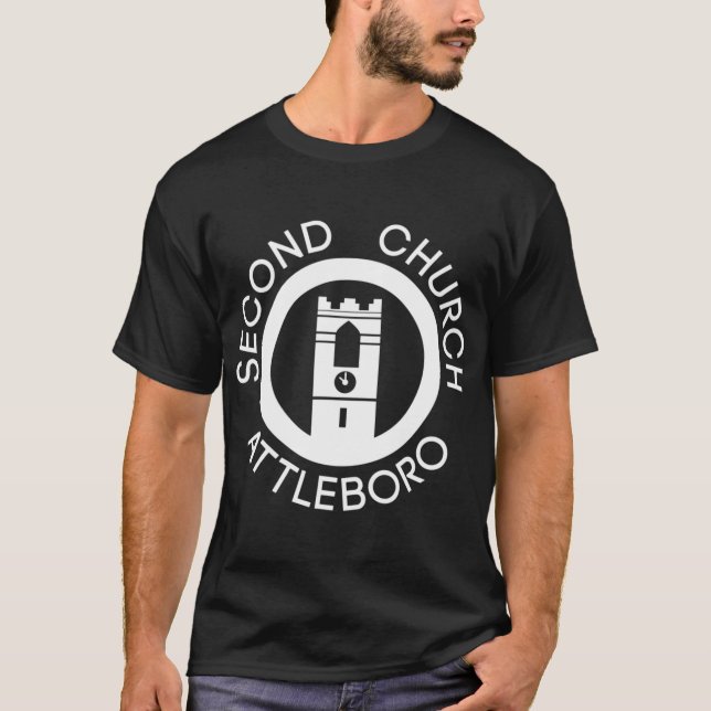 Camiseta Second Church Attleboro on White retro (Frente)