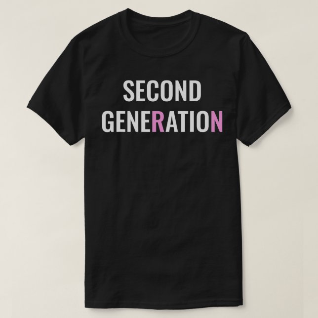 Camiseta Second Generation Nurse Inspired 2nd Generation RN (Frente do Design)
