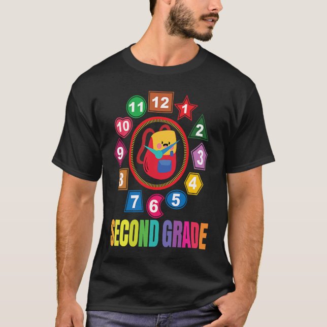 Camiseta Second Grade Girls Boys Teacher Team 2nd Grade Squ (Frente)