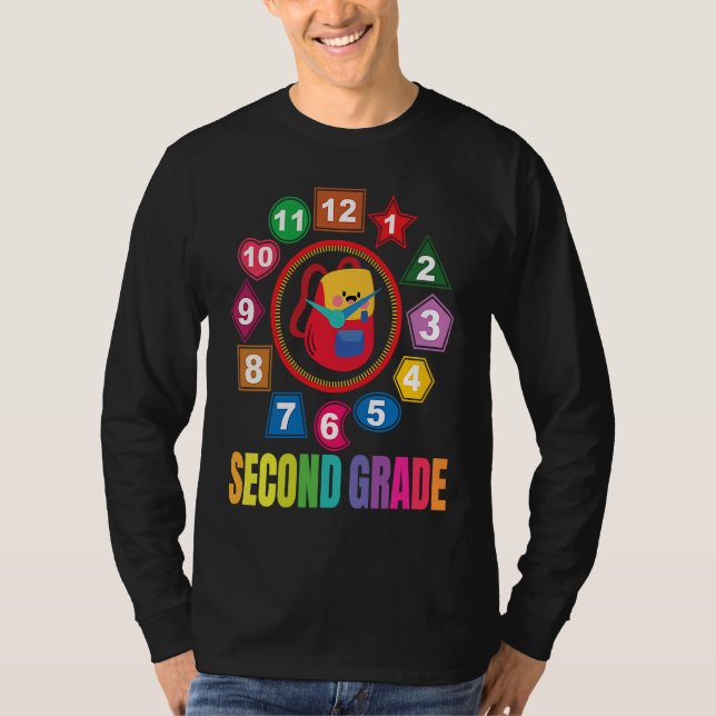 Camiseta Second Grade Girls Boys Teacher Team 2nd Grade Squ (Frente)